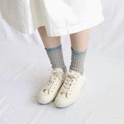Nishiguchi Kutsushita Silk Cotton Socks | Light Gray