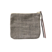 Fog Linen Canna Pouch | Herringbone