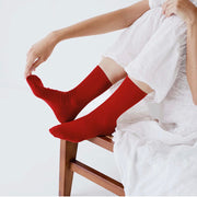 Hakne Smooth Silk Socks | Coral (2025 Limited Color)