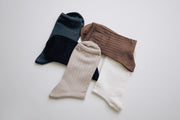 Hakne Smooth Silk Socks | Gray