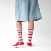 Bonne Maison Pink Stripe | Midcalf Sock