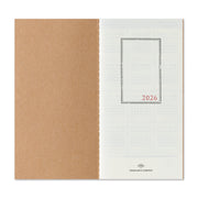 TRAVELER'S notebook 2026 Monthly Journal Refill