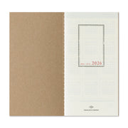 TRAVELER'S notebook 2026 Weekly + Memo Refill