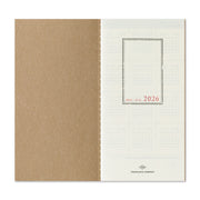 TRAVELER'S notebook 2026 Vertical Weekly Refill