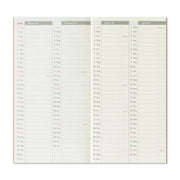 TRAVELER'S notebook 2026 Vertical Weekly Refill