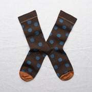 Bonne Maison Polka Dot Umber | Midcalf Sock