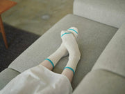 Nishiguchi Kutsushita Silk Cotton Socks | Marshmallow Cream (Limited Edition Color)