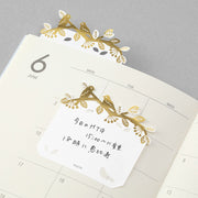 Die-Cut Sticky Note | Gold Foil Bird