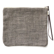 Fog Linen Canna Pouch | Herringbone