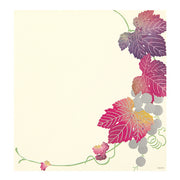 Autumn Grapes Washi Letter Pad