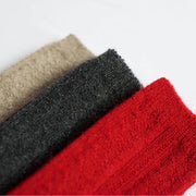 Nishiguchi Kutsushita Alpaca Wool Socks | Red | Small Only