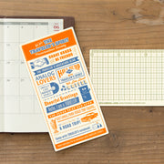 TRAVELER'S notebook 2026 Clear Plastic Sheet