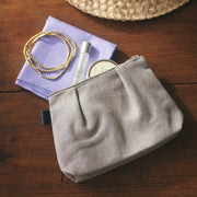 Fog Linen Natural Pouch - Seg