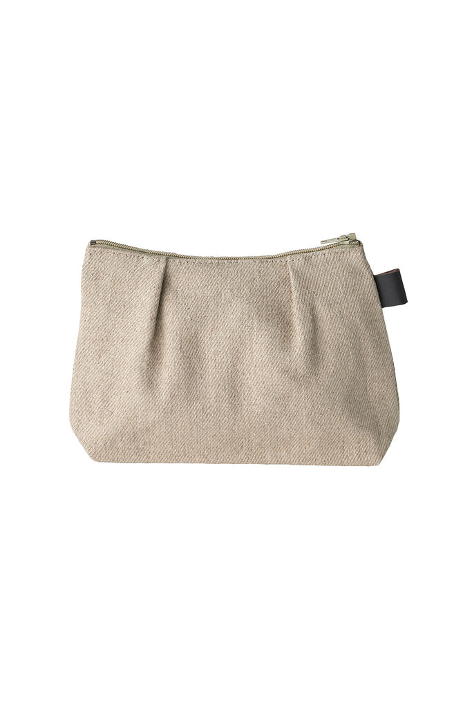 Fog Linen Natural Pouch - Seg