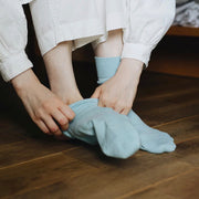 Nishiguchi Kutsushita Egyptian Cotton Plain Socks | Tenkawa River (2025 Limited Color)