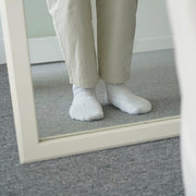 Nishiguchi Kutsushita Egyptian Cotton Ribbed Socks | Off White
