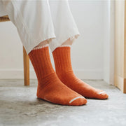 Nishiguchi Kutsushita Silk Cotton Socks | Beer Amber (2025 Limited Color)