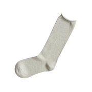 Nishiguchi Kutsushita Cashmere Cotton Socks | Light Gray | Small Only