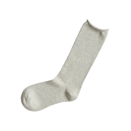 Nishiguchi Kutsushita Cashmere Cotton Socks | Light Gray | Small Only