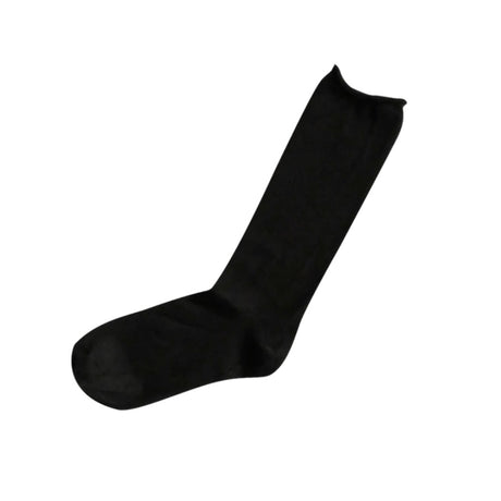 Nishiguchi Kutsushita Cashmere Cotton Socks | Black | Small Only