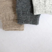 Nishiguchi Kutsushita Cashmere Wool Socks | Beige | Small Only