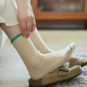 Nishiguchi Kutsushita Silk Cotton Socks | Marshmallow Cream (Limited Edition Color)