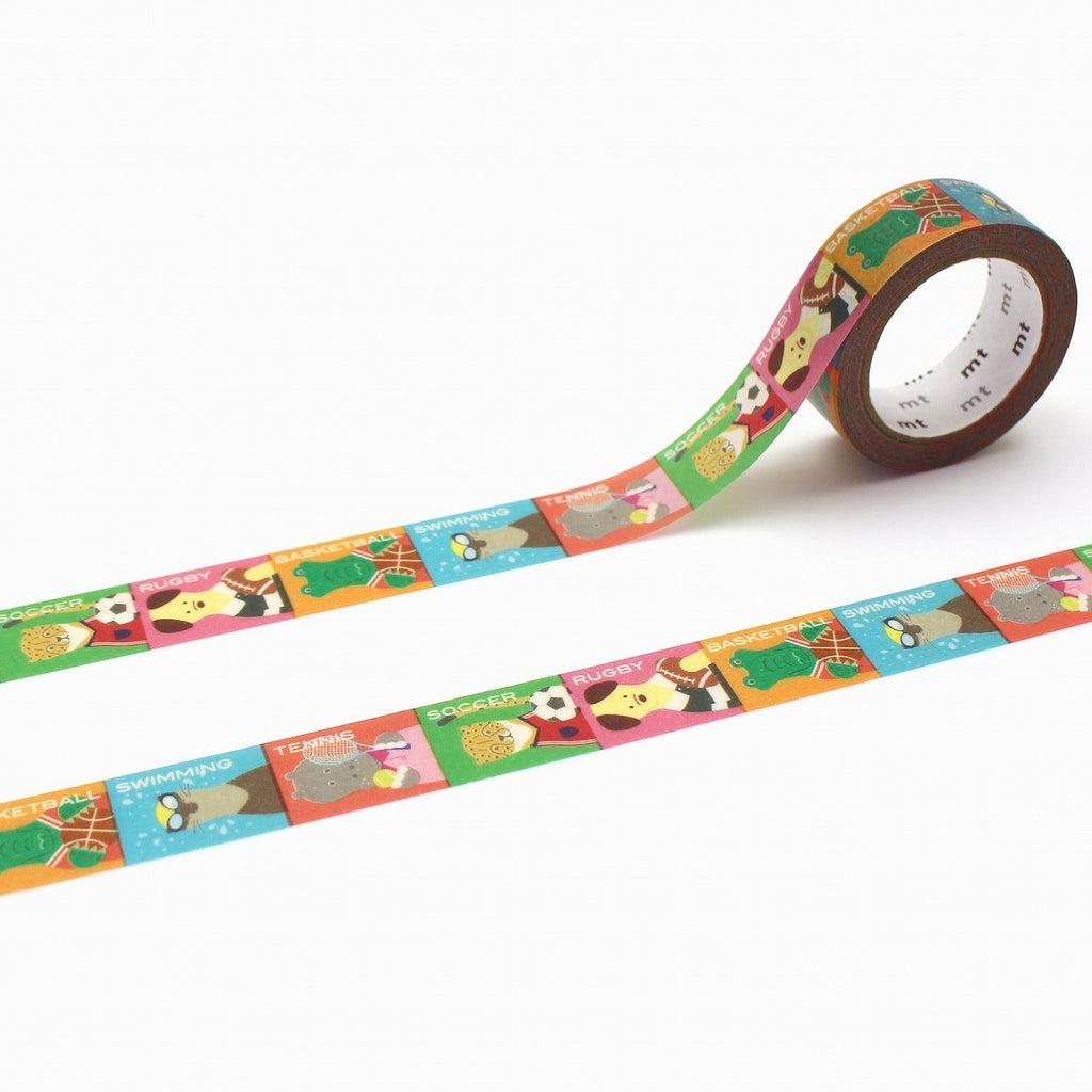 Animals Doing Sports | Washi Tape