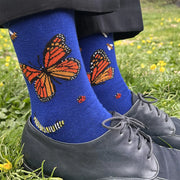 Butterfly & Bug Socks | Cobalt