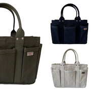 Small 5 Pocket Heavy Canvas Tote by ThreadLine | asst colors
