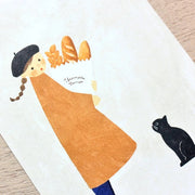 Mariko Fukuoka Meow Postcard Set