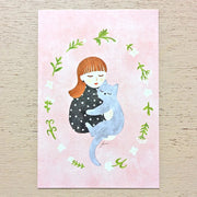 Mariko Fukuoka Meow Postcard Set
