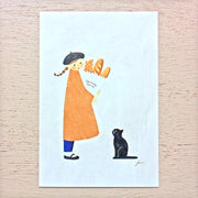 Mariko Fukuoka Meow Postcard Set