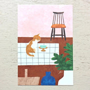 Mariko Fukuoka Meow Postcard Set