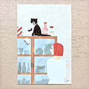 Mariko Fukuoka Meow Postcard Set