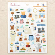 Mariko Fukuoka Let's Go on a Trip Stickers