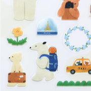 Mariko Fukuoka Let's Go on a Trip Stickers