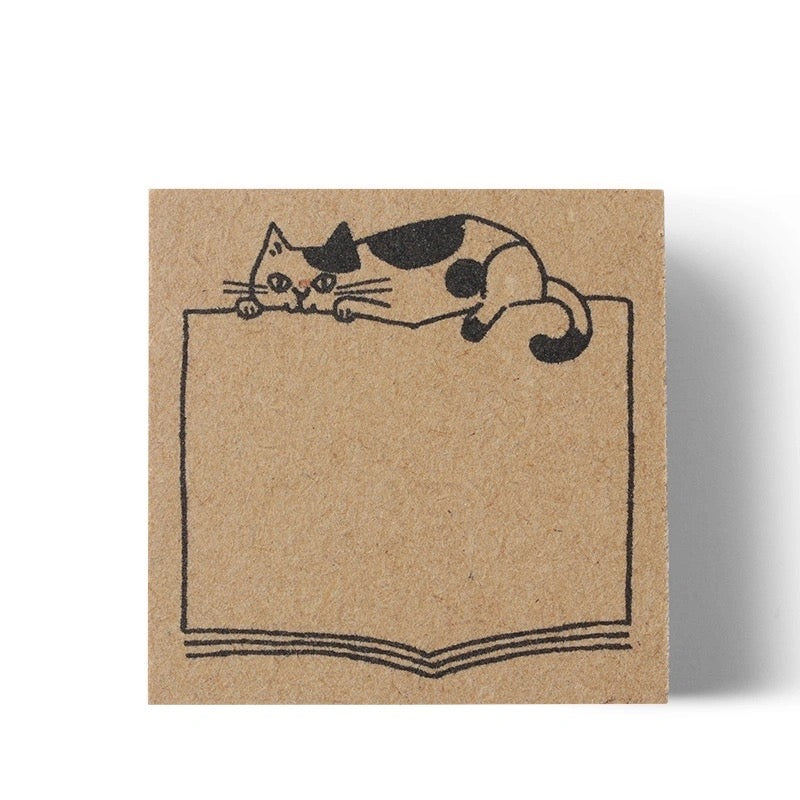 Stamp | Cat Helps a Note