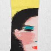 Bonne Maison Blurred Face | Midcalf Sock
