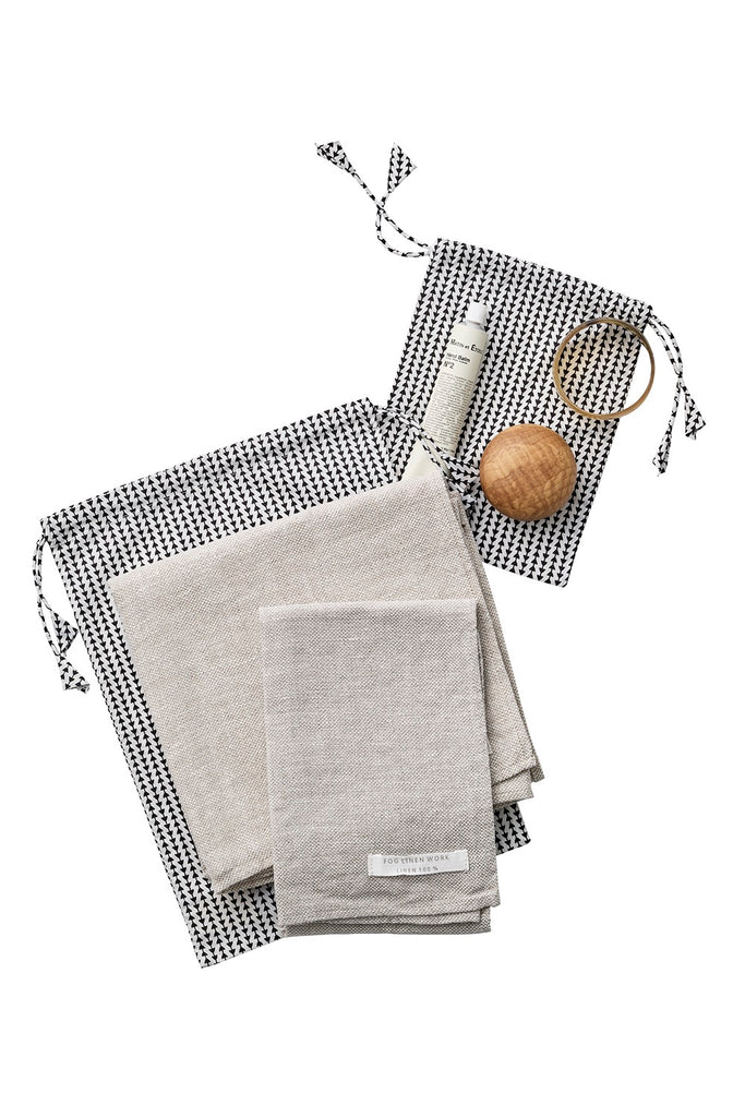 Mii Thaaii Drawstring Bag Set - Arrow Black