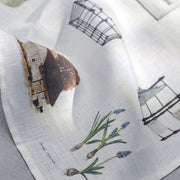 Linen Handkerchief - M.O. Living With Flowers