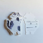 Toraneko Bonbon Cat Cutout Card (D)