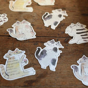 Toraneko Bonbon Cat Cutout Card (B)