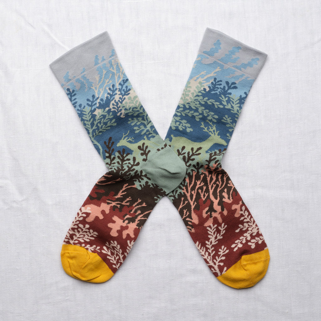 Bonne Maison Deer | Midcalf Sock