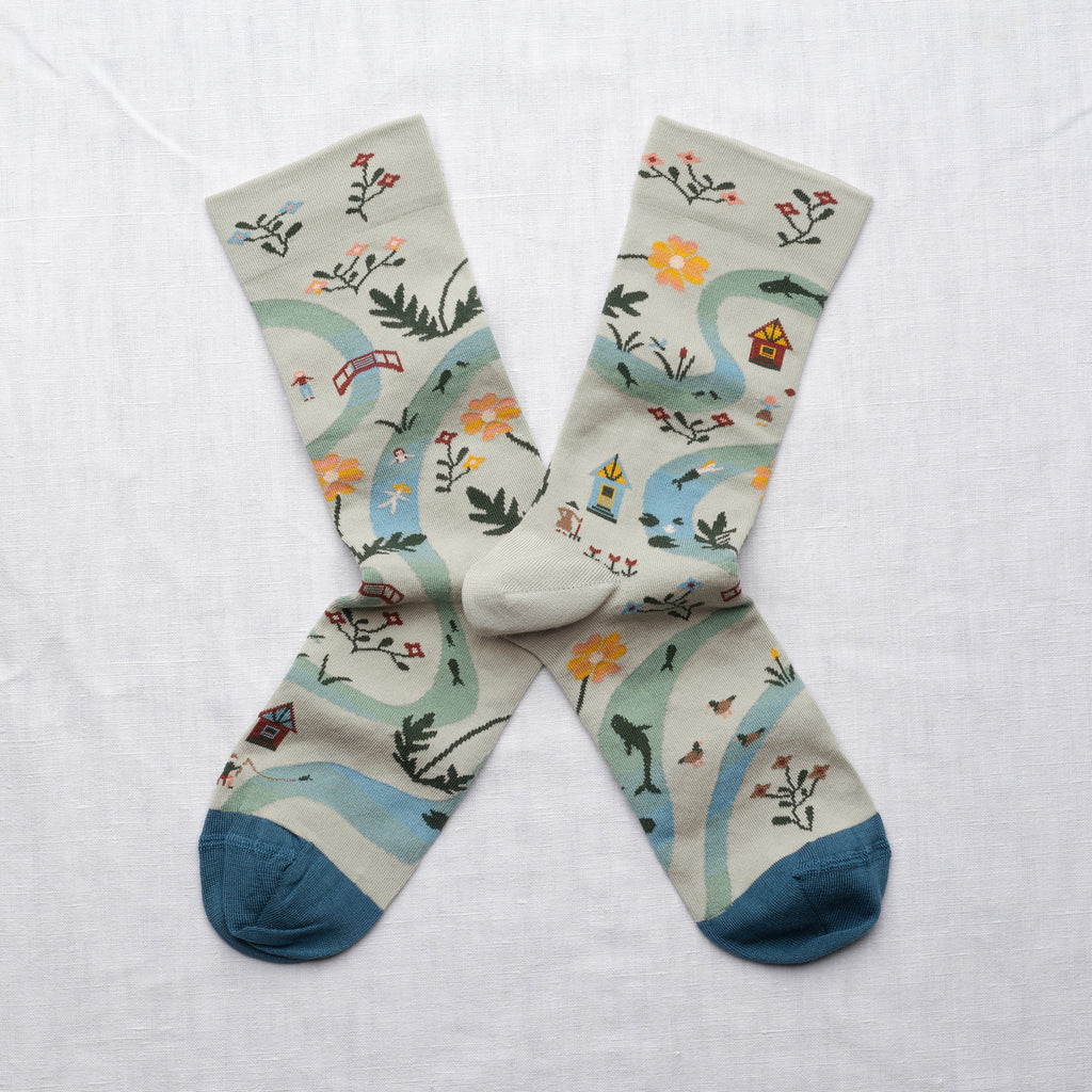 Bonne Maison The River | Midcalf Sock