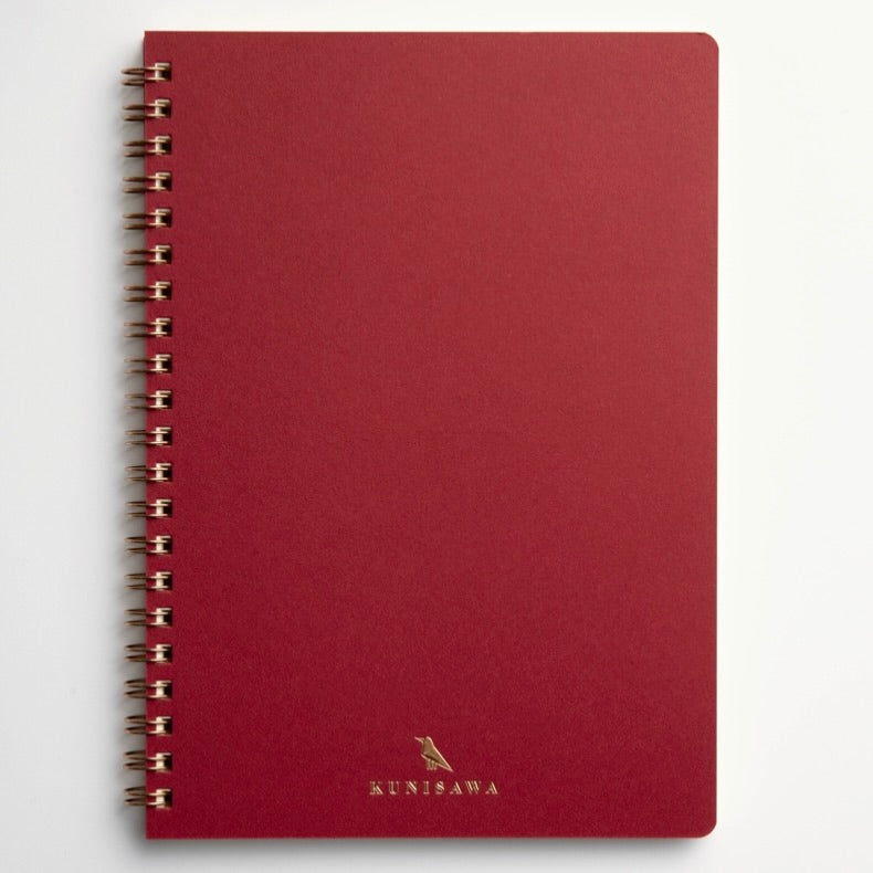 Kunisawa Find Ring Notebook - Rouge