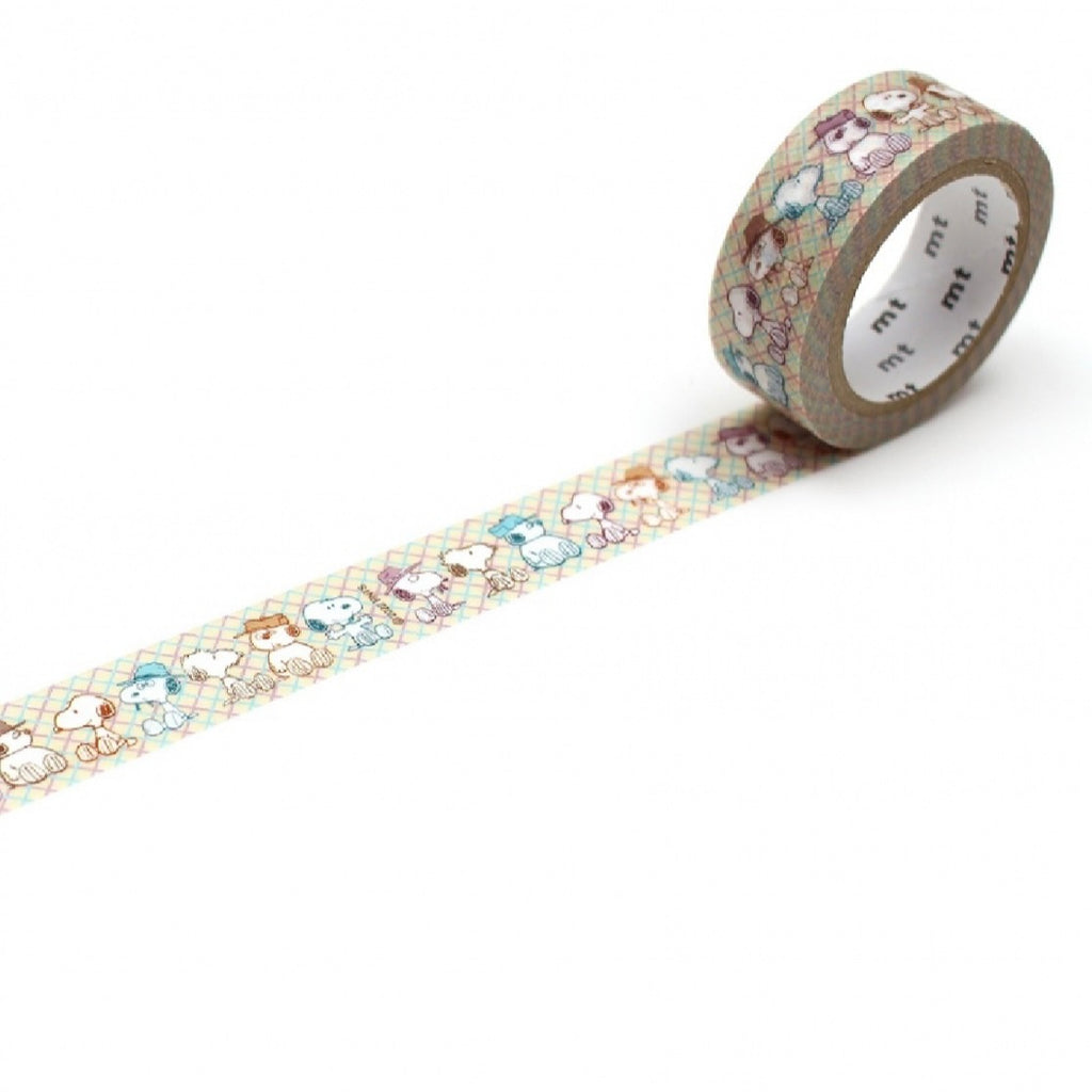 MT Peanuts / Snoopy Washi Tape - Snoopy Brothers