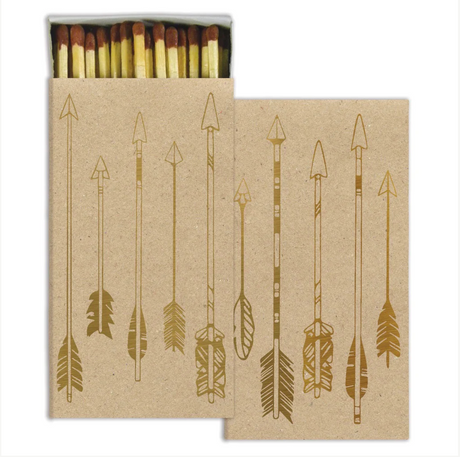 Arrow w Gold Foil Matches