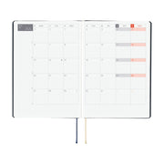 HOBONICHI TECHO HON 2026 | A6 | SLASH: NAVY | ENGLISH