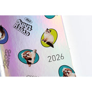 HOBONICHI TECHO 2026 | WEEKS | Candy Stripper: Random Dog & Cat (Aurora)