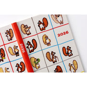 HOBONICHI TECHO 2026 | WEEKS | 100% Orange: Squirrel’s Moving Day